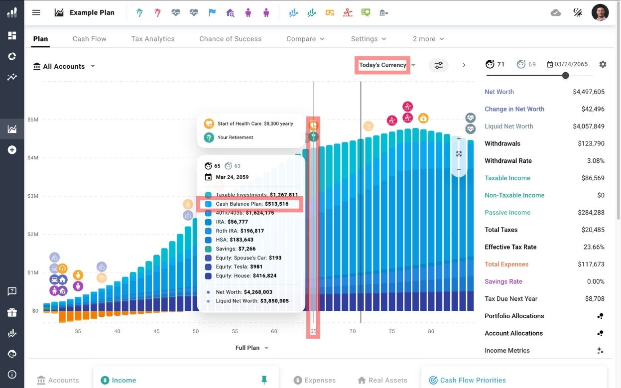 Cash Balance Withdrawal