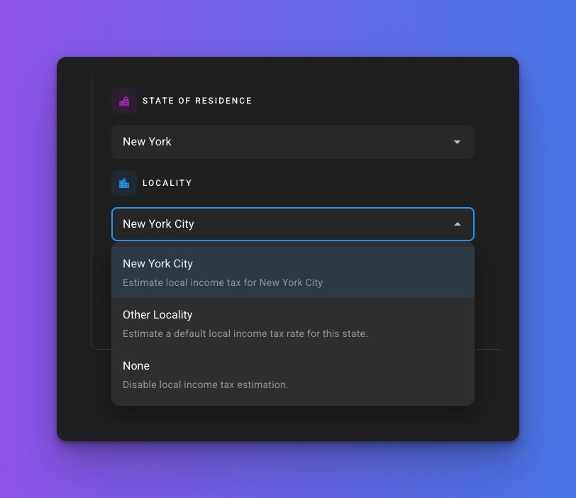 State and Local Tax Modeling